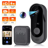 1080P Wireless WiFi Video Doorbell – Tuya Smart Home Camera with PIR Motion Detection & Two-Way Intercom 📹🔔