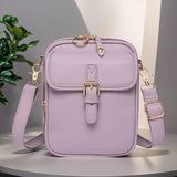 Unisex Vintage PU Leather Crossbody Bag – Anti-Theft Small Messenger Shoulder Satchel for Men & Women, Durable & Stylish