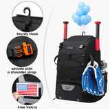 Baseball Equipment Bag – Large-Capacity Baseball Backpack with Shoe Compartment & Bat Sleeve