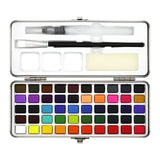 Ginflash 50-90 Colors Solid Pigment Watercolor Paint Set – Portable Brush Pen