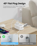 ORICO Power Strip – Multi-Tap Socket Extension Cord with AC Outlets, USB Ports & Type-C PD Fast Charging, Electrical Network Filter