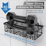 6-Pack Stainless Steel No-Drill Wall-Mounted Shelves – Waterproof Organizer for Kitchen & Bathroom