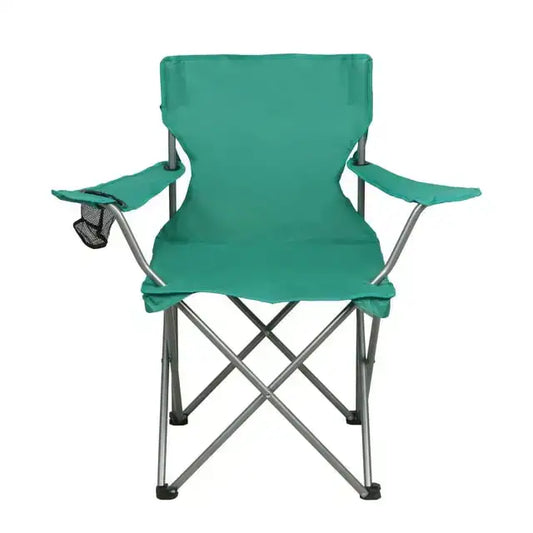 Ozark Trail Basic Quad Folding Camp Chair with Cup Holder – Serrano Pepper