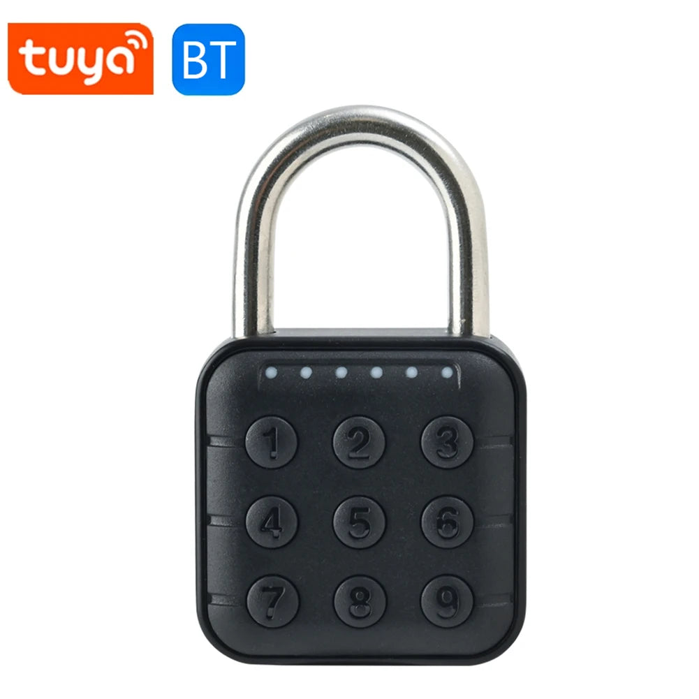Smart Fingerprint Padlock with Tuya APP – Waterproof Portable Anti-Theft Keyless Lock