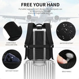 Men’s 15.6" Laptop School Backpack — USB Charging Travel Bag for Boys & Teens