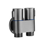 Wall-Mount Angle Valve Bidet Sprayer Set – Dual Outlet Zinc Alloy Plumbing Kit 🚿