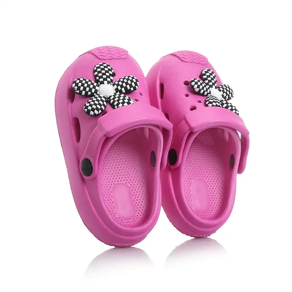 Lightweight Flower-Hole Summer Garden Slippers for Kids – Boys & Girls