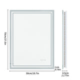 LED Bathroom Mirror – Backlit, Dimmable, Anti-Fog Makeup Mirror (IP65 Rated)