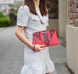 MKF Collection Addison Vegan Leather Snake-Embossed Tote Bag with Matching Wristlet