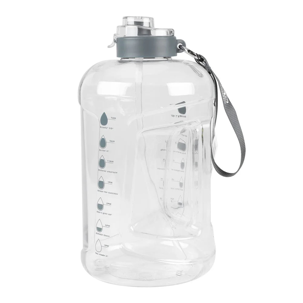 128 oz BPA-Free Tritan Hydration Jug – Dual-Lid Large Capacity Water Bottle for Travel, Hiking & Gym