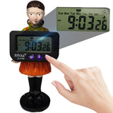 Resin Figure Doll Digital Clock – Cute Desk Clock Ornament for Korean TV Series Fans & Collectible Home Décor