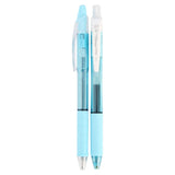 5-Piece Sky Blue Writing Set with Gel Pen, Ballpoint, Mechanical Pencil & Erasers for School and Office