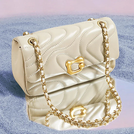 Genuine Leather Mini Crossbody & Shoulder Bag – Women’s Square Daily Commuter