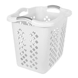 2 Bushel Plastic Laundry Basket with 4 Handles – Durable Ventilated Storage for Clothes, Toys & Sports Gear