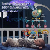 Musical Baby Crib Mobile – Infant Toy with Lights, Music & Projection, Remote Control Crib Mobile for Newborns 0–6 Months