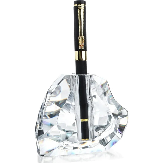 Heart-Shaped Glass Cut Pencil Holder – Desktop Pen & Tool Organizer for Office, Home & School
