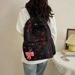 3-Piece School Bag Set – BackPack + Lunch Bag + Pencil Case (Cherry Printed)