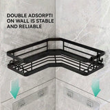 5-Piece No-Drill Shower Caddy & Shelf Set – Rustproof Stainless Bathroom Organizer