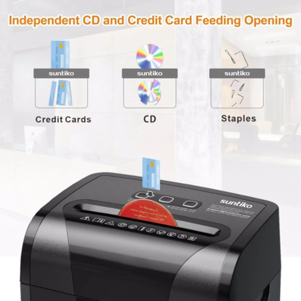 18-Sheet P-4 Cross-Cut Shredder – High-Security, Large Bin, Auto Anti-Jam for Home & Office