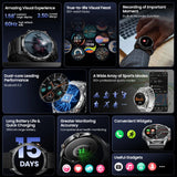 Haylou Solar 5 Smartwatch – 1.58” AMOLED Display, 60Hz Refresh Rate, Voice Calling, 24H Health Monitoring & Sports Fitness Watch for Men