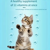 Dog & Cat Multivitamin – 200 Tablets for Puppies, Seniors & Adults, Complete Daily Pet Supplement