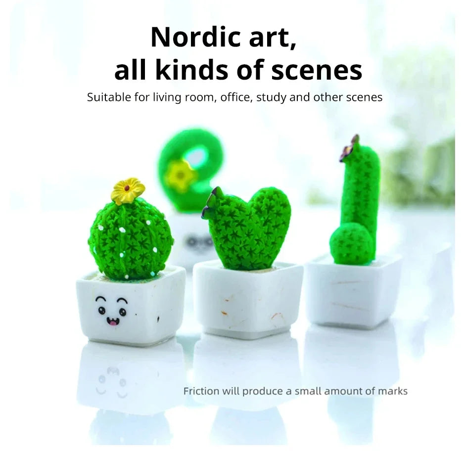 Set of 4 Mini Artificial Succulent Plants – Faux Green Succulent Décor for Home, Office & Tabletop Styling