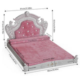 BingoPaw Luxury Pet Bed – Dutch Velvet Sofa with Headboard for Medium & Large Dogs