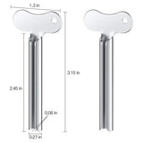Stainless Steel Toothpaste Tube Squeezer (1–6 Pcs) – Metal Key Roller for Bathroom, Hair Dye & Cosmetic Tubes