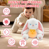 Musical Rabbit Plush Toy – Soft Stuffed Animal Bunny with Music, Gift Box Set for Easter, Christmas & Kids’ Birthday Gifts
