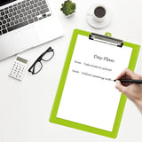3-Pack A4 Letter Size Clipboards with Low-Profile Clip & Side Rulers for School and Office