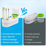 Upgrade Paint Brush Cleaner & Rinse Station – Efficient Paint Brush Washing Tool