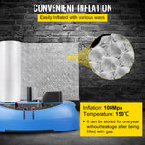 SucceBuy 984ft Air Cushion Film Roll – Shockproof Bubble Packaging Wrap for Air Cushion Machines, PE Cushioning Bags