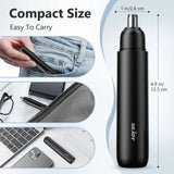 SEJOY USB Rechargeable Electric Nose & Ear Hair Trimmer – High-Speed Motor Grooming Tool for Men & Women 🎯
