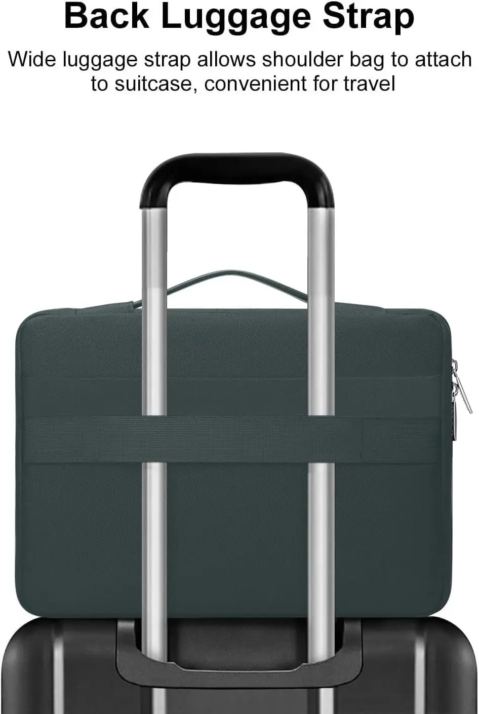 Laptop Sleeve Bag – Slim Briefcase for MacBook Air/Pro (13–16″) & Laptops, Water-Resistant Protective Case with Handle