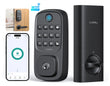 LNDU WL01 Smart Lock – WiFi Entry Deadbolt with Fingerprint, App Control & Rechargeable Battery