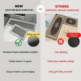 Extra Large Entrance Foyer Carpet Mat – Diatomaceous Earth Absorbent, Quick-Dry & Anti-Slip Rug for Bathroom, Kitchen & Hallway