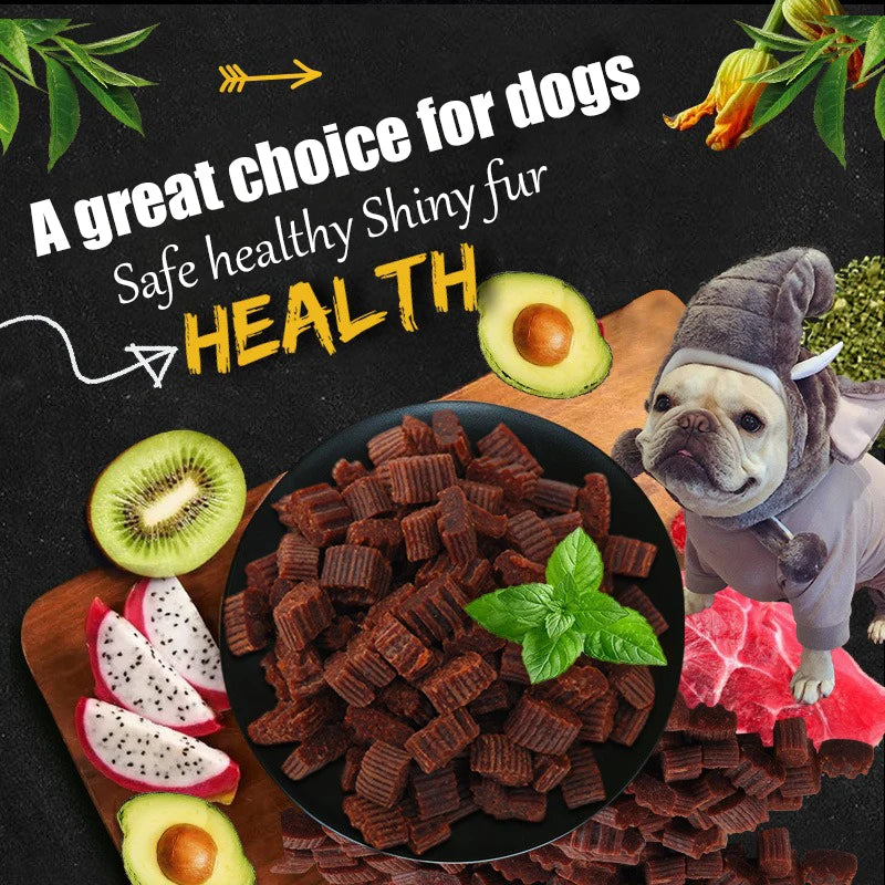 Beef Pet Snack Particles – Nutritious Chewy Training Treats for Cats, Dogs & Puppies, Appetizing Digestive Rewards