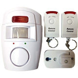 🚨 Wireless Motion Sensor Alarm – PIR Infrared Detector with 2 Remote Controls, Battery Powered for Home & Garage