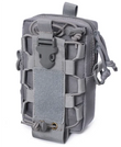 Tactical MOLLE EDC Belt Pouch – Outdoor Waist Organizer Bag | Phone & Water Bottle Carrier with Shoulder Strap