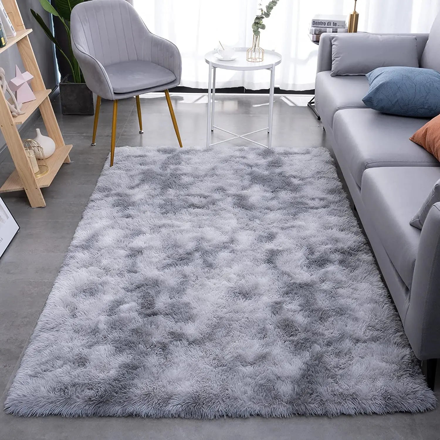 Thick Plush Fluffy Area Rug – Warm Winter Soft Carpet for Living Room & Bedroom Home Décor