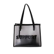 Transparent Mini Tote Pouch for Women – Large Composite Clear Under-Arm Bag