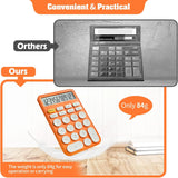 Standard 12-Digit Desktop Calculator – Large LCD, Big Buttons, Dual Power