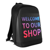 Smart LED Display Backpack with App Control – Wireless WiFi Laptop Backpack for Business, Travel & School