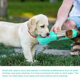4-in-1 Dog Water Bottle – Portable Travel Water & Food Dispenser for Dogs