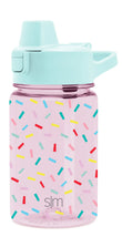 12 fl oz (350 ml) Tritan Reusable Water Bottle – Silicone Straw Lid, Birthday Cake Design & Leak-Proof Portable