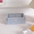 Stackable Foldable Plastic Stationery Holder – 6-Style Desktop Organizer for Student & Office Use