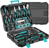79-Piece Home & Auto Tool Kit with Plastic Toolbox – Comprehensive Hand Tool Set for DIY Repairs