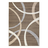 Modern Velvet Loop Area Rug – 100% Polyester 330 g/m² Carpet with TPR Non-Slip Backing (Washed Finish)