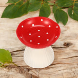 Mushroom Raised Cat Bowl – Elevated Food & Water Dish with Anti-Overturning Stand for Neck Protection