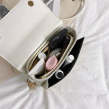 Straw Woven PU Leather Crossbody Bag – Flap Shoulder Bag with Adjustable Strap for Holiday & Travel